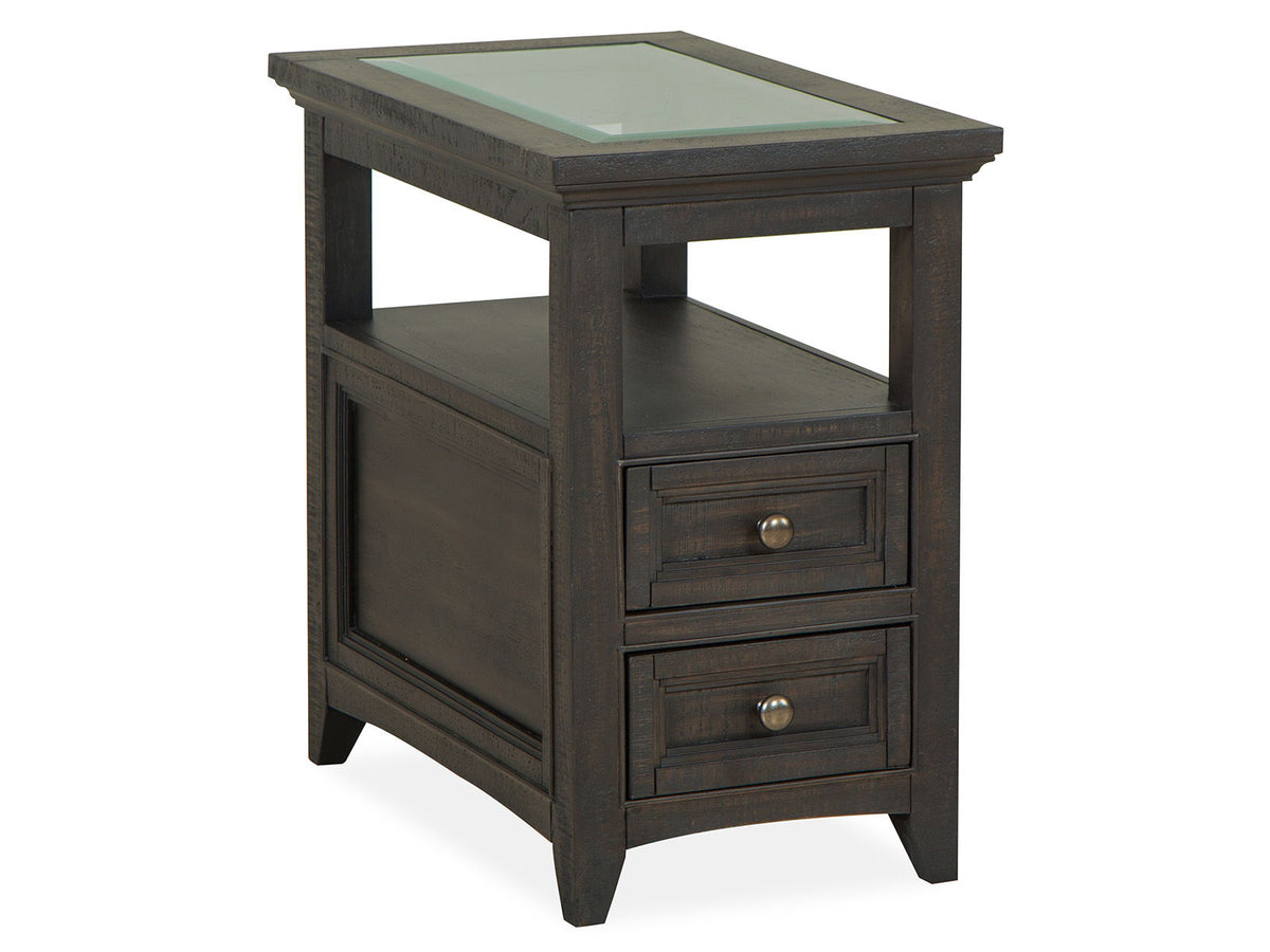 Westley Falls - Chairside End Table - Graphite