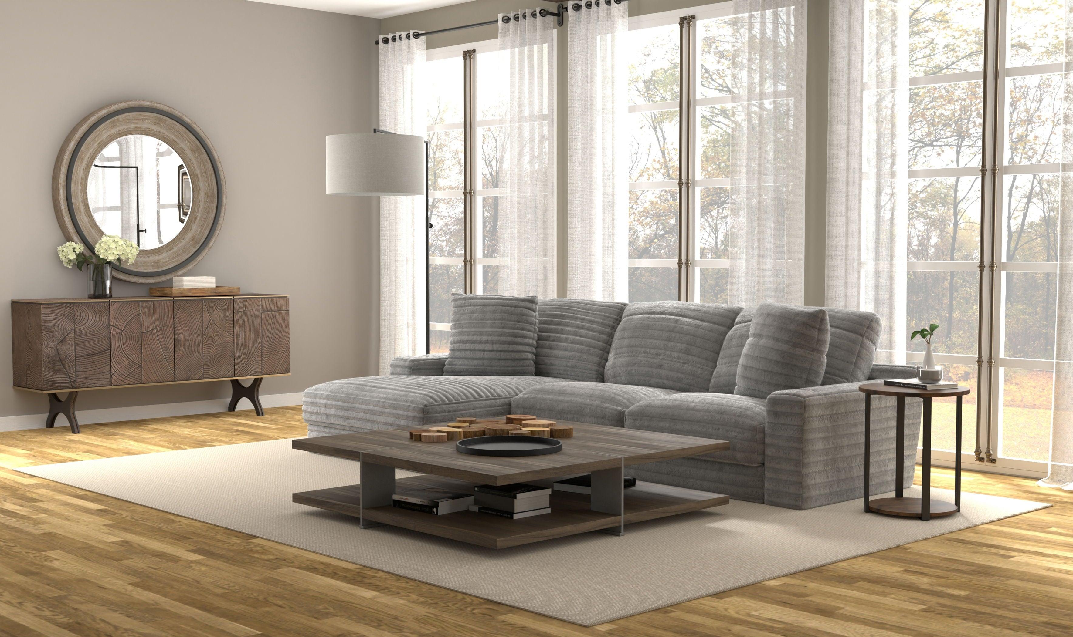 Jackson - Comfrey - 2 Piece Sofa / Chaise - 5th Avenue Furniture