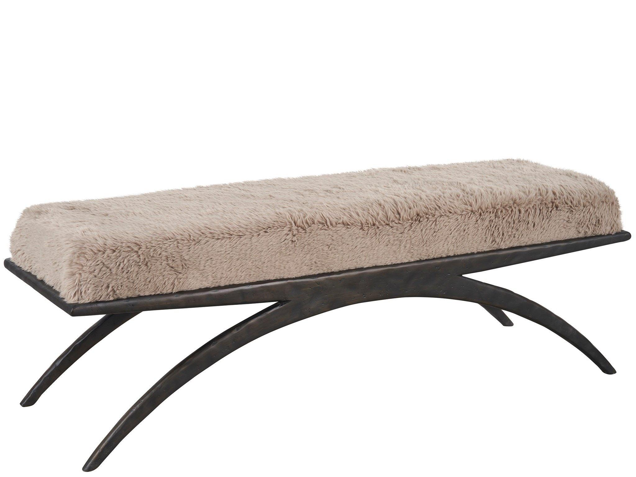 Universal Furniture - New Modern - Nola Bench - Gray - 5th Avenue Furniture