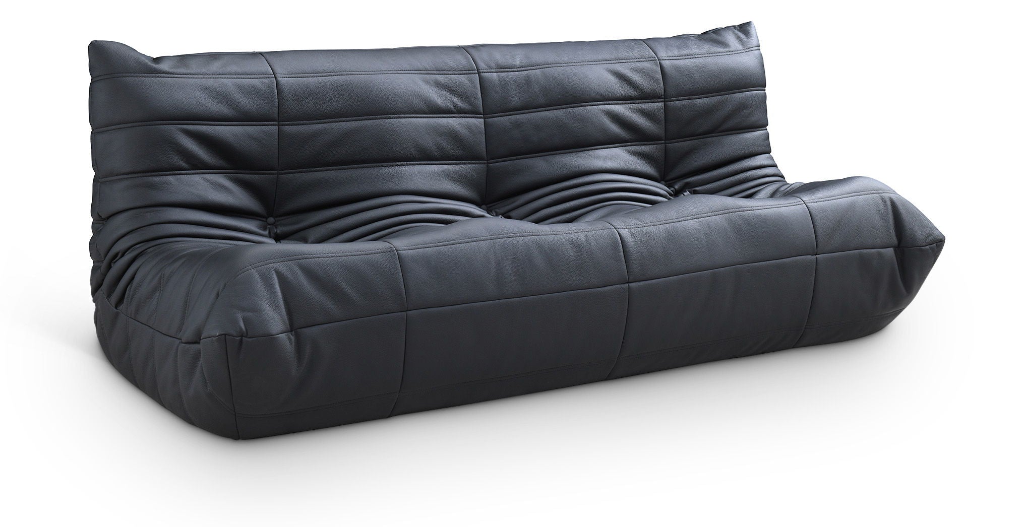 Relax - Vegan Leather 77.75" Upholstered Sofa