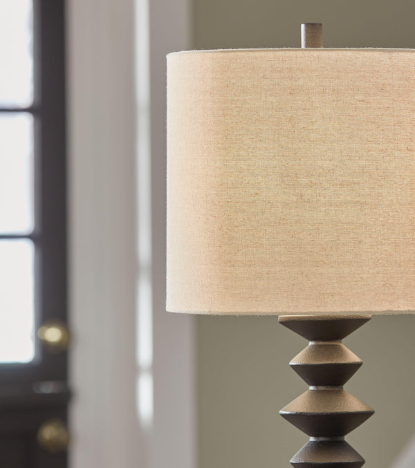 Signature Design by Ashley® - Luanndon - Black - Poly Buffet Lamp - 5th Avenue Furniture