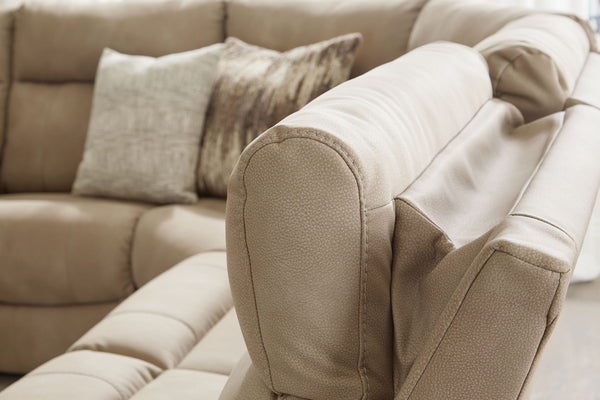 Next-Gen DuraPella Sand adjustable headrest close-up
