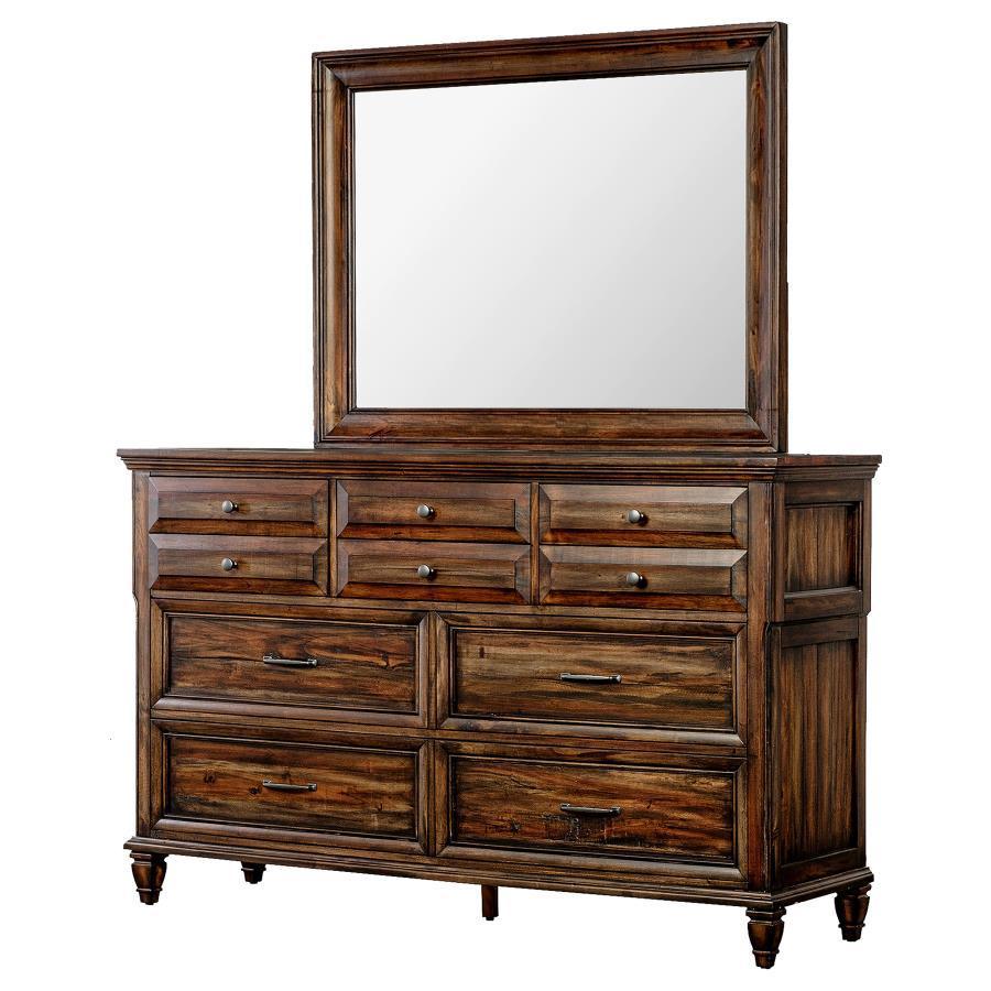 CoasterElevations - Avenue - 8-drawer Dresser With Mirror - 5th Avenue Furniture