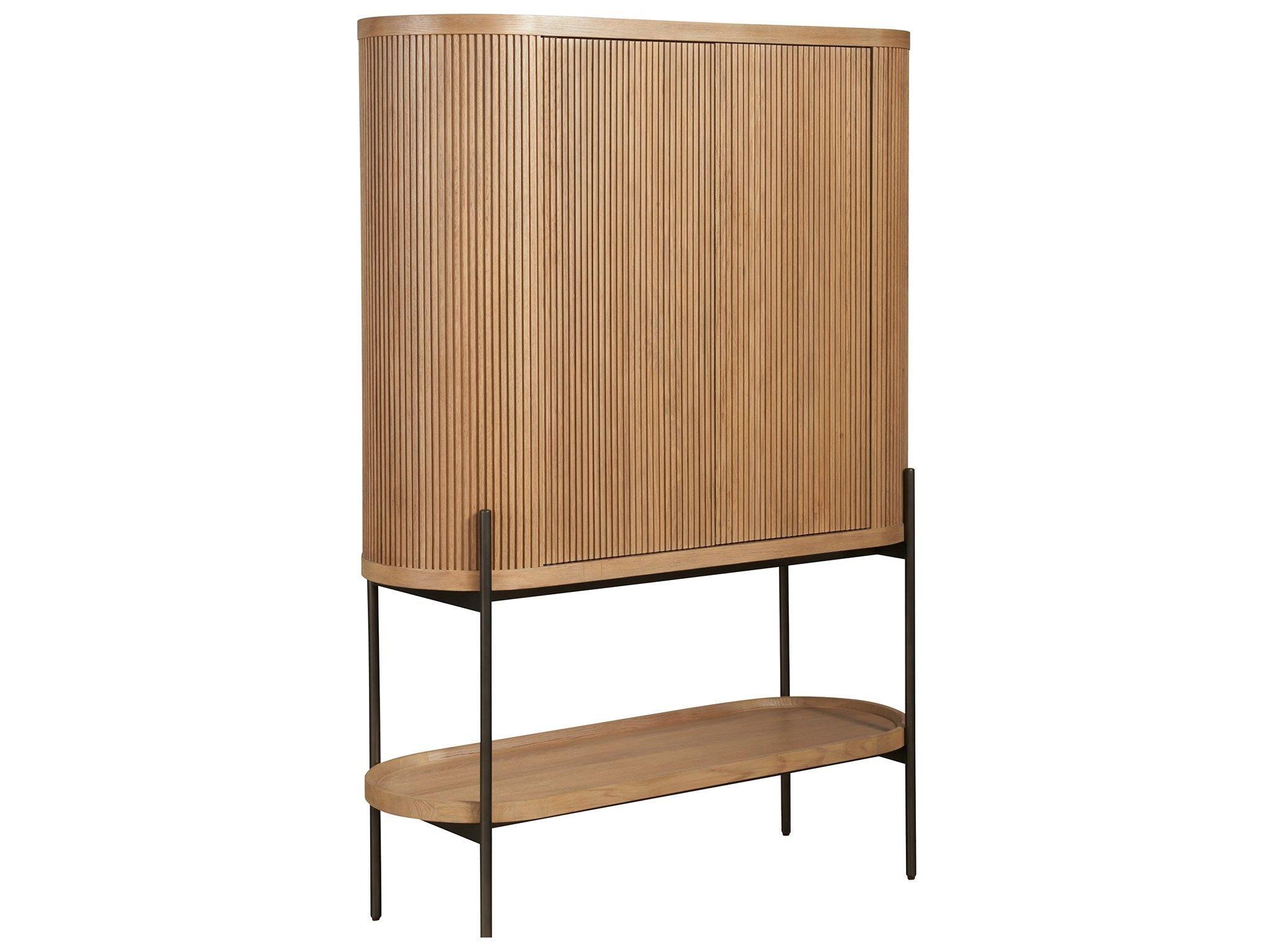 Universal Furniture - New Modern - Linnea Bar Cabinet - Light Brown - 5th Avenue Furniture