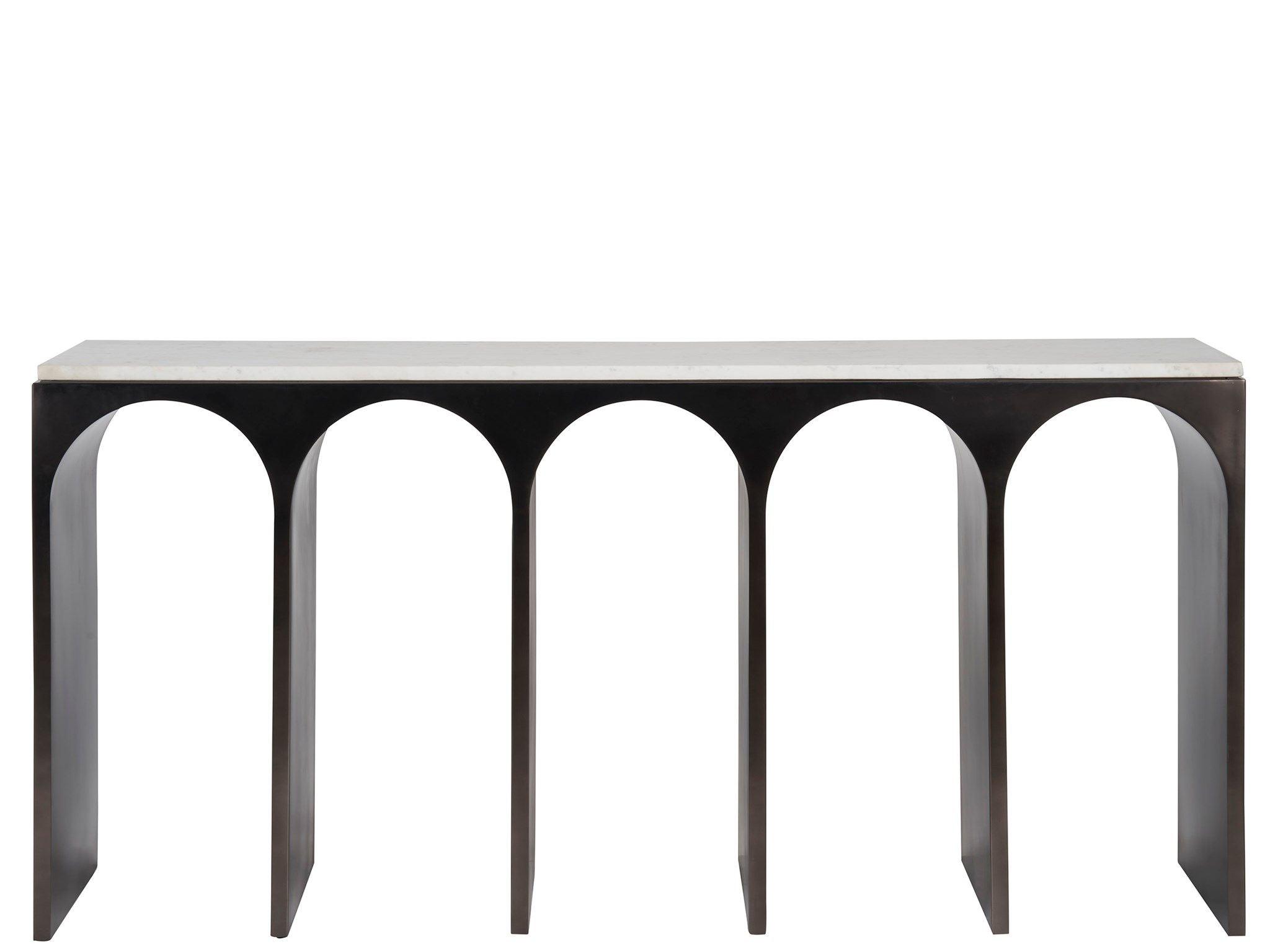 Universal Furniture - New Modern - Moda Console Table - Black - 5th Avenue Furniture