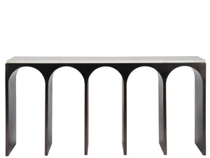 Universal Furniture - New Modern - Moda Console Table - Black - 5th Avenue Furniture