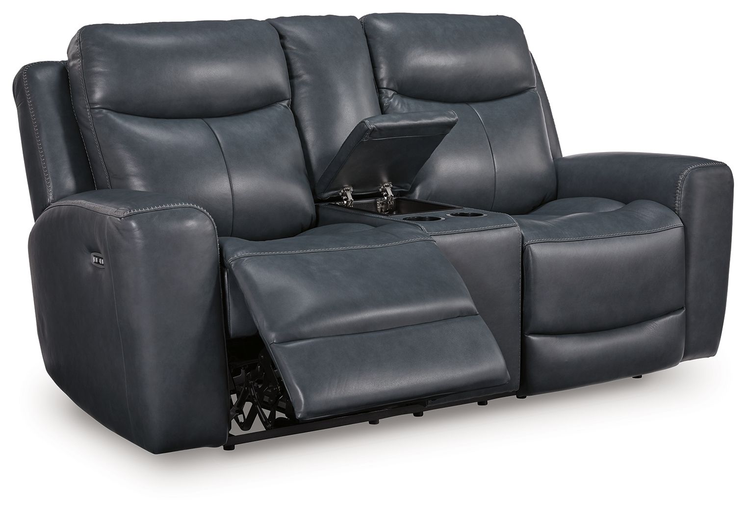 Next Move - Power Reclining Loveseat With Console / Adjustable Headrest