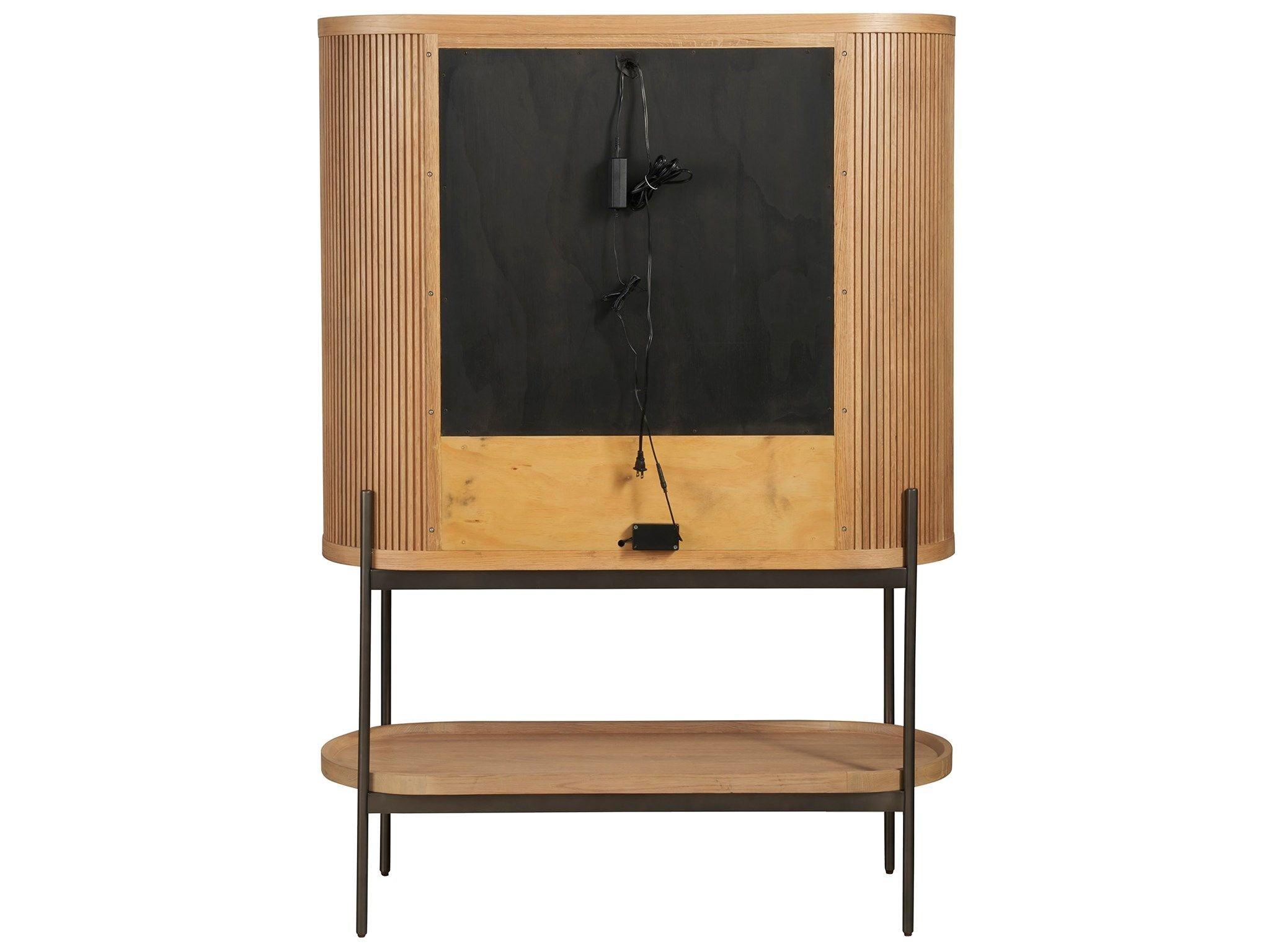 Universal Furniture - New Modern - Linnea Bar Cabinet - Light Brown - 5th Avenue Furniture