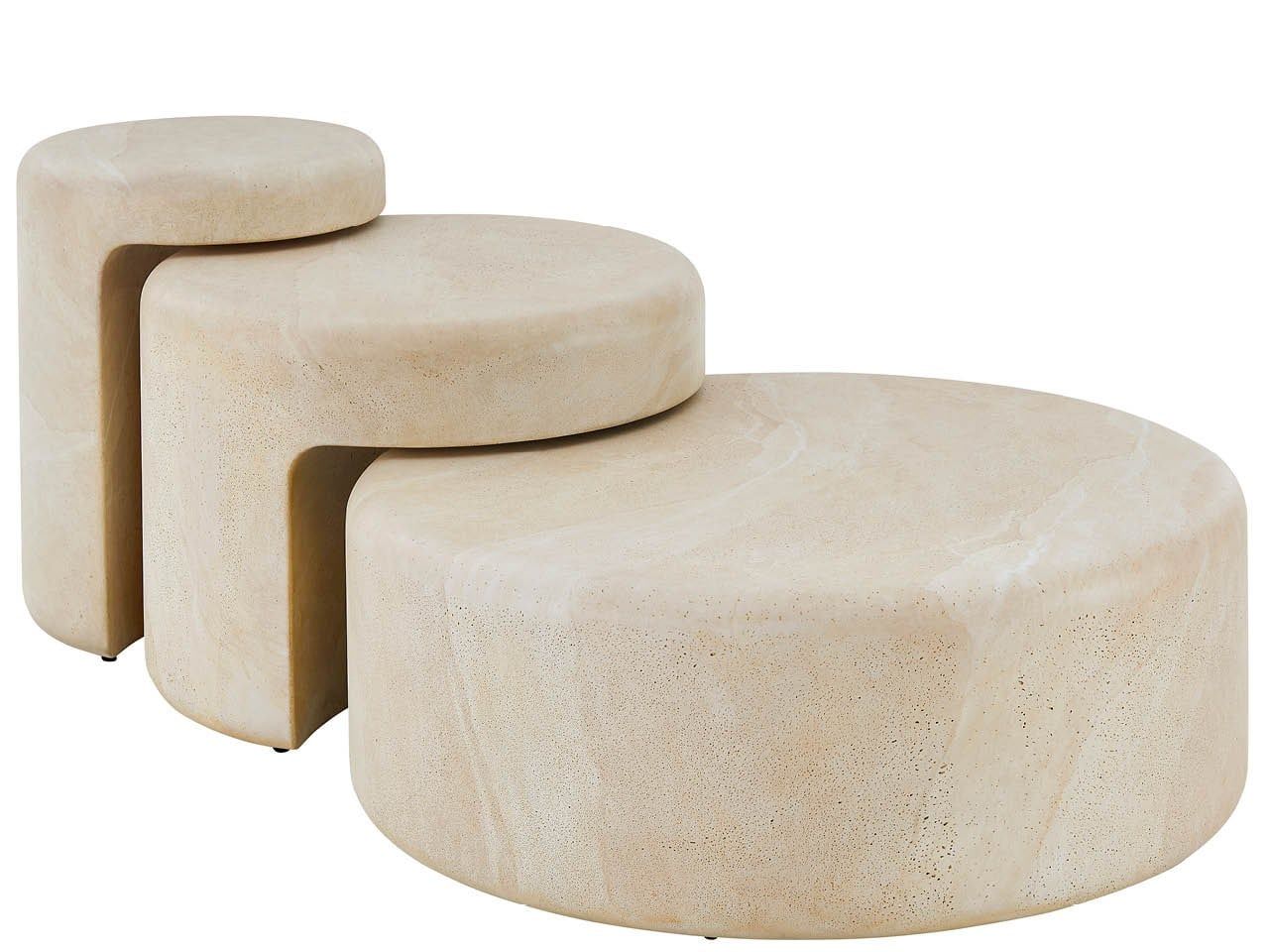 Modern - Nimbus Nesting Tables - Beige