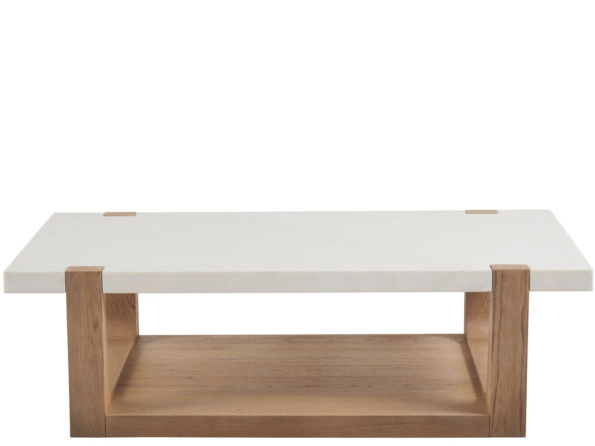 Universal Furniture - New Modern - Ellis Cocktail Table - White - 5th Avenue Furniture