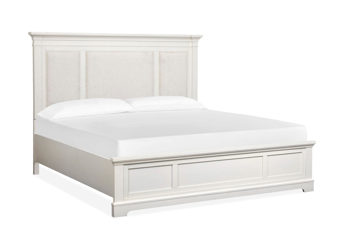 Kingston - Complete Panel Bed With Upholstered Headboard