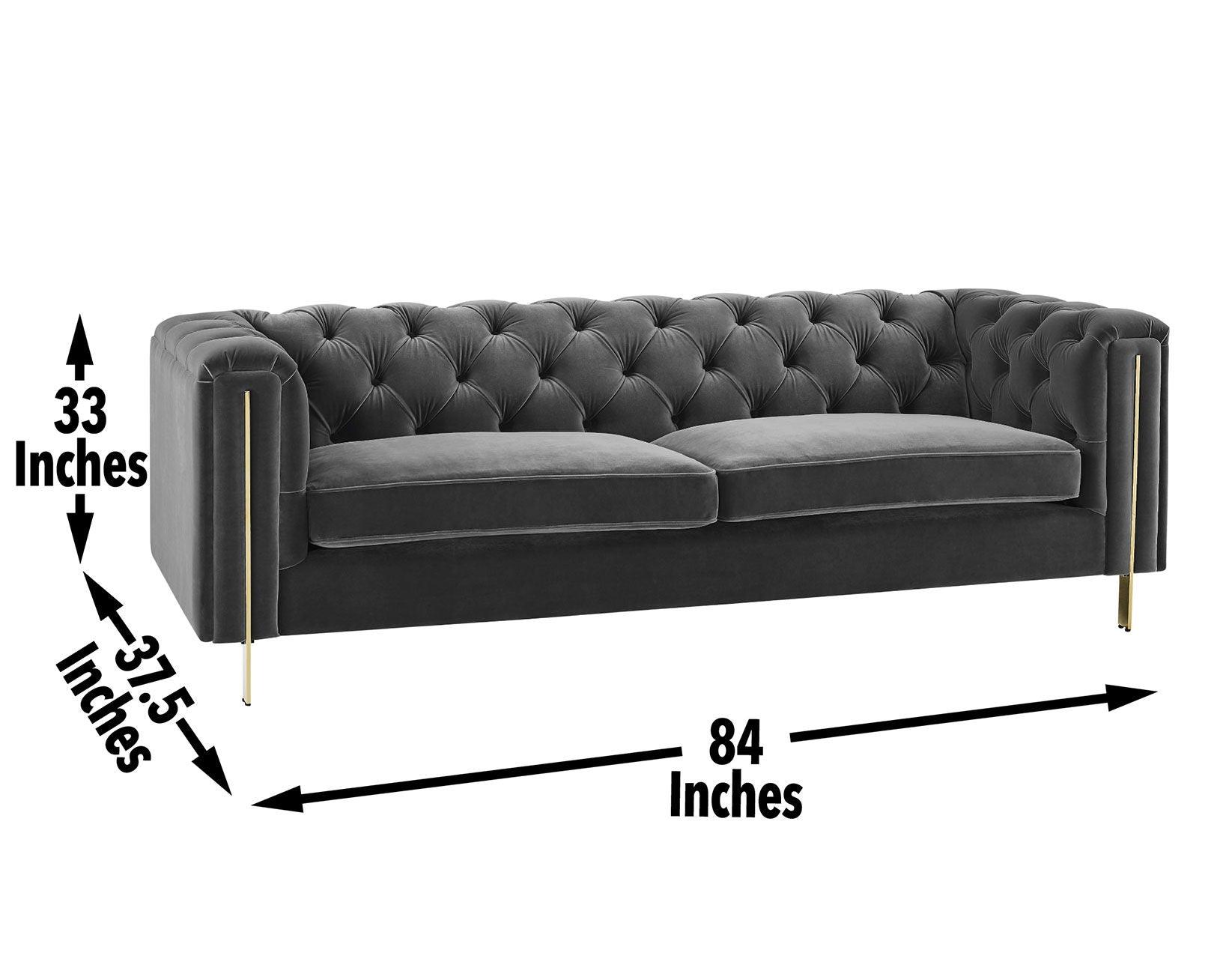 Steve Silver Furniture - Charlene - Velvet Sofa And Loveseat - 5th Avenue Furniture