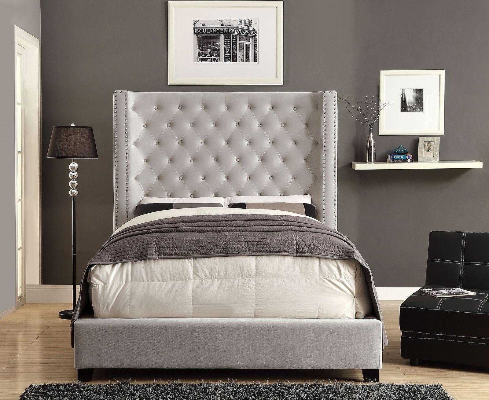 Furniture of America - Mirabelle - Queen Bed - Ivory - 5th Avenue Furniture