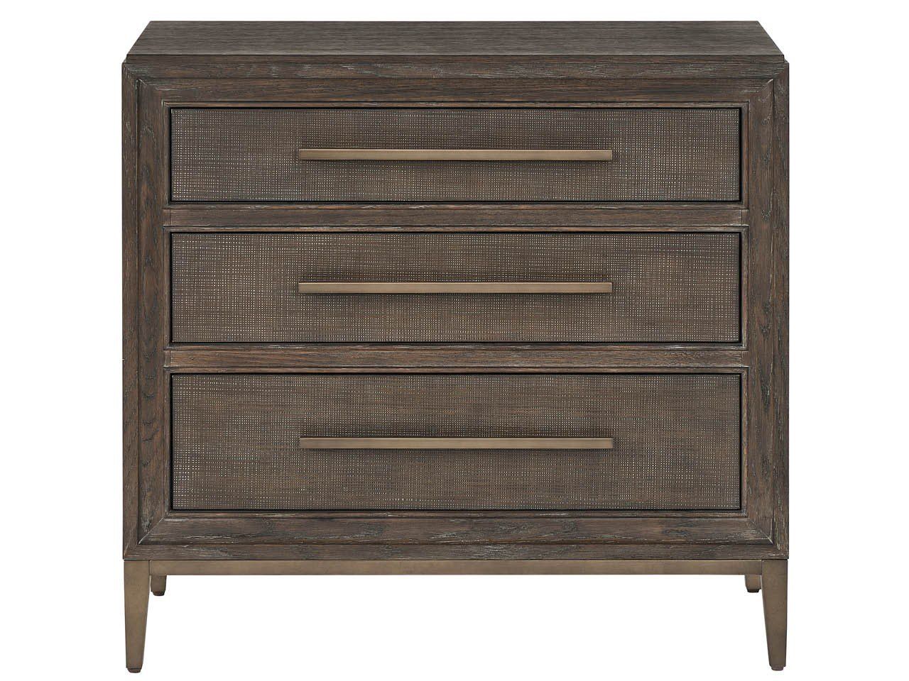 Montclair - Storage Nightstand - Dark Brown