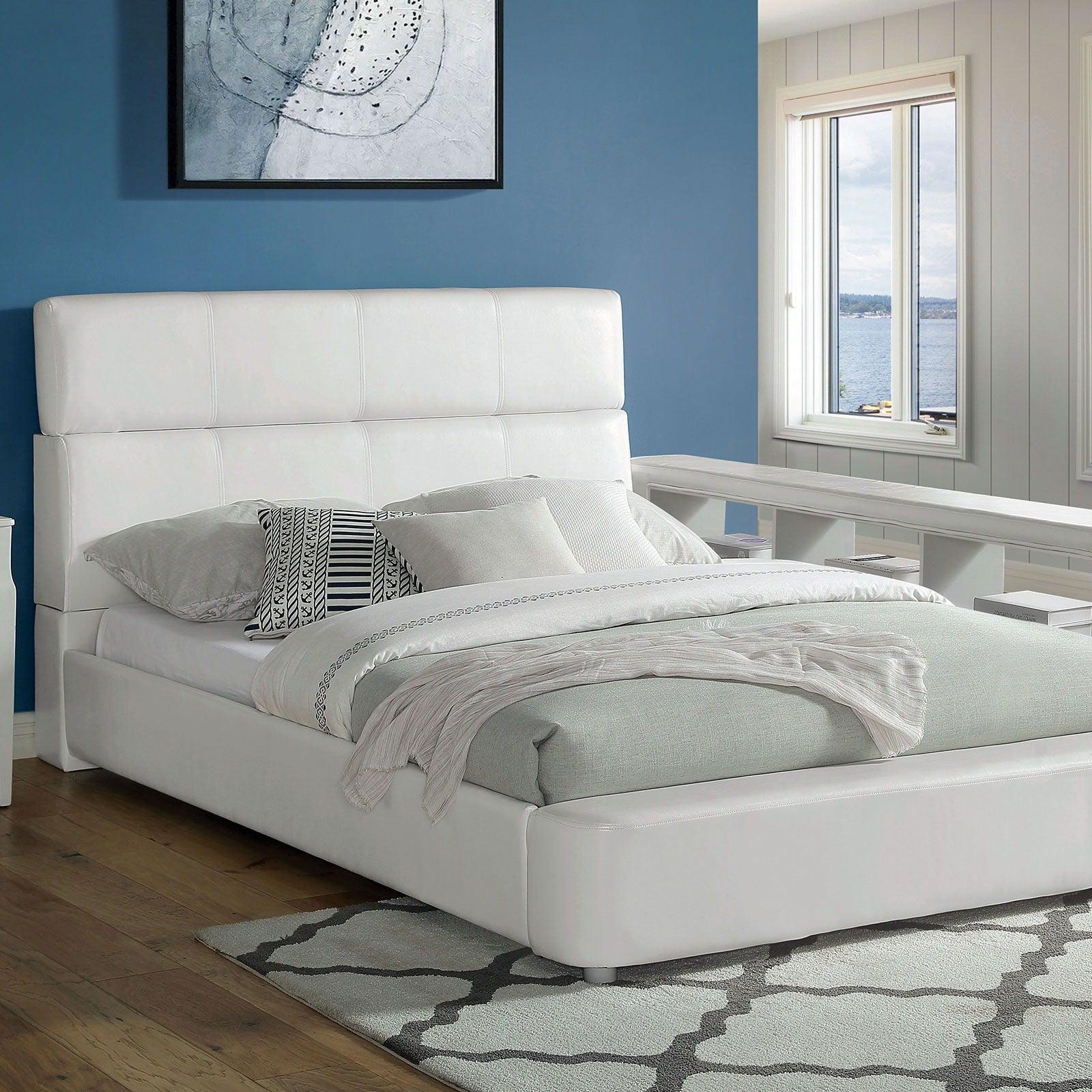 Furniture of America - Vodice - Queen Bed - White - 5th Avenue Furniture