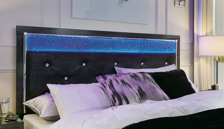 Kaydell - Glitter Panel Bedroom Set