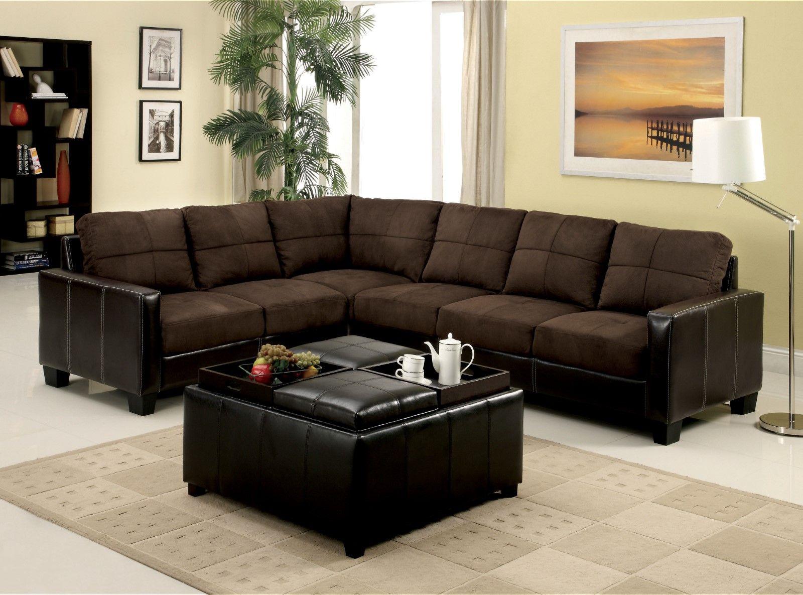 Furniture of America - Lavena - Sectional - Chocolate / Espresso - 5th Avenue Furniture