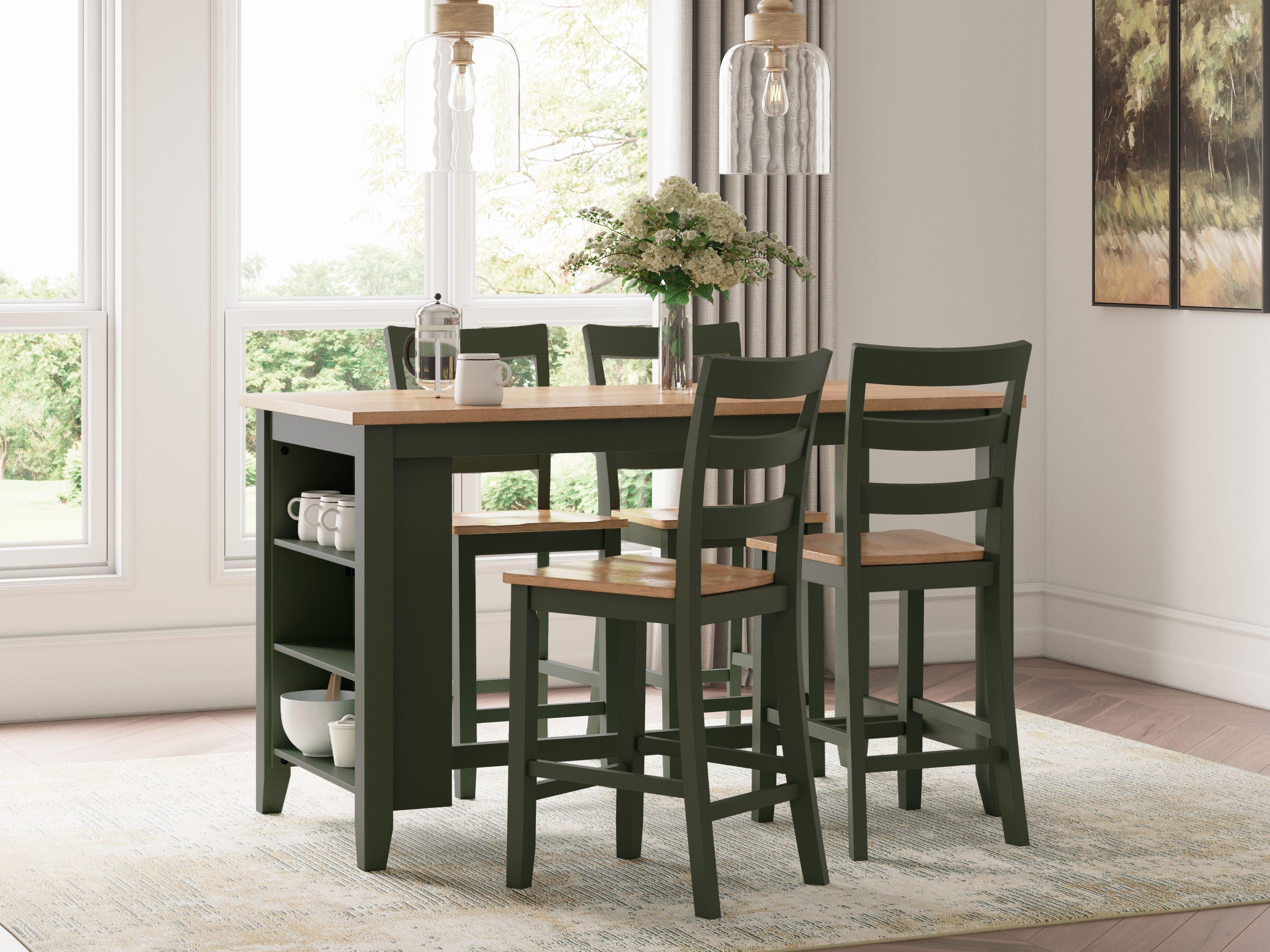 Signature Design by Ashley® - Gesthaven - Rectangular Dining Room Counter Table - 5th Avenue Furniture