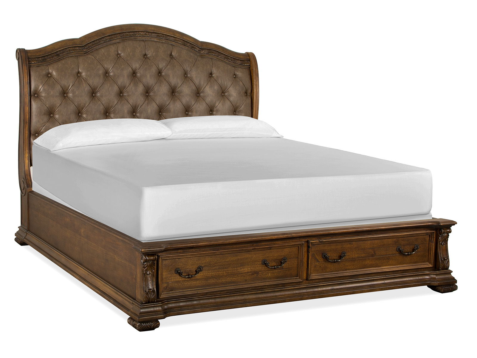 Durango - Upholstered Sleigh Storage Bed