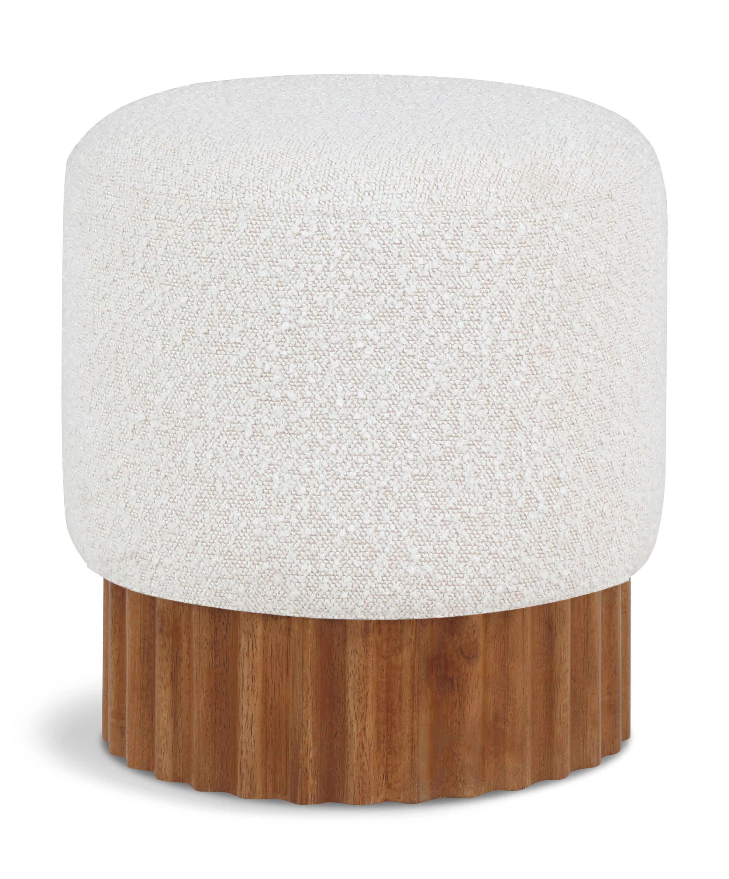 Veranda - Ottoman / Stool With Brown Base