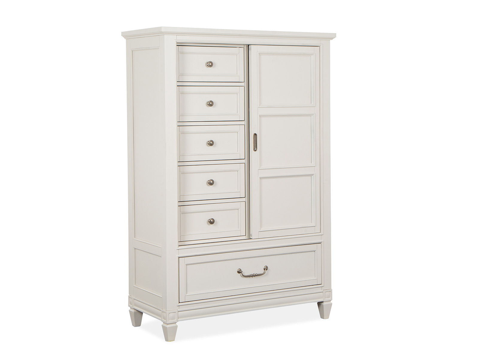Willowbrook - Door Chest - Egg Shell White With Slight Rub Through
