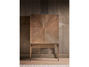 Universal Furniture - New Modern - Milo Bar Cabinet - Bronze - 5th Avenue Furniture