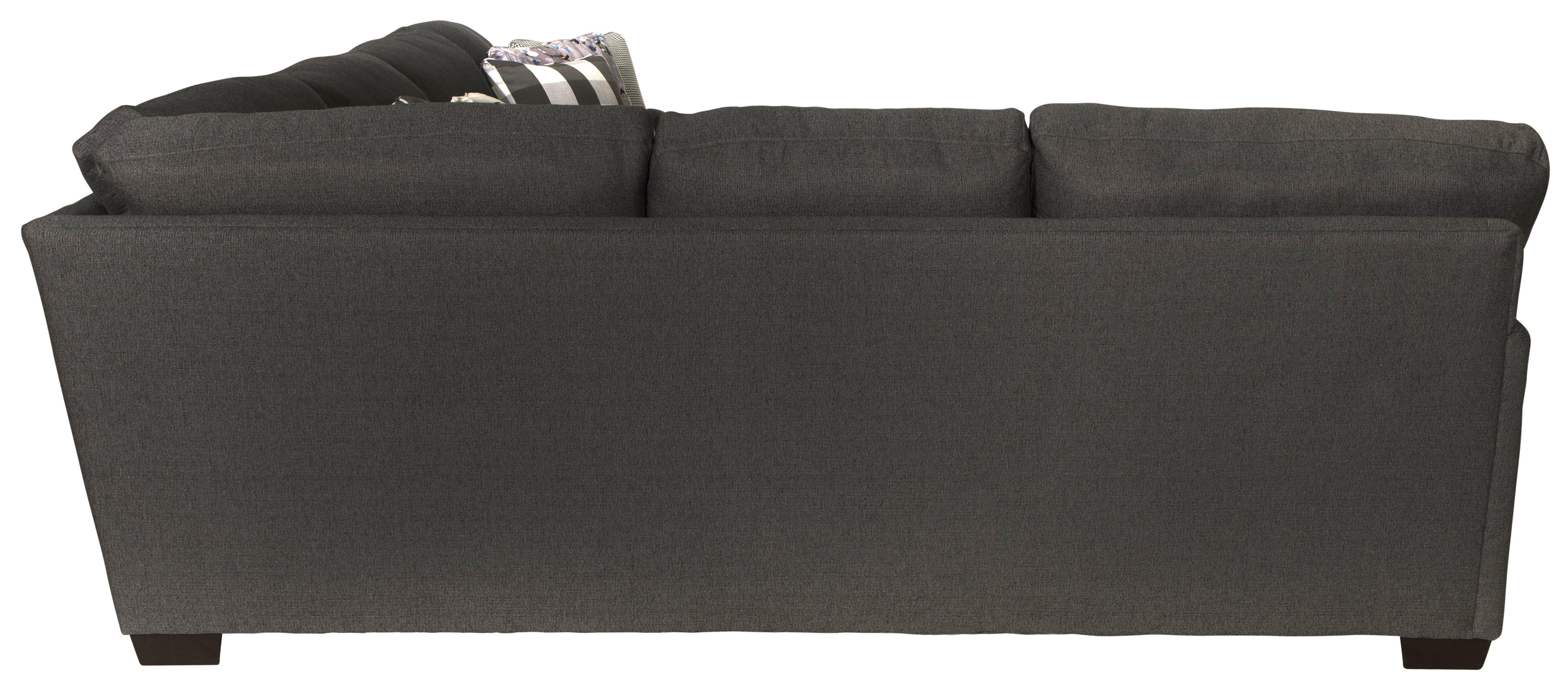 Jackson - Crawford - Sectional With Ottoman And Pillows - 5th Avenue Furniture