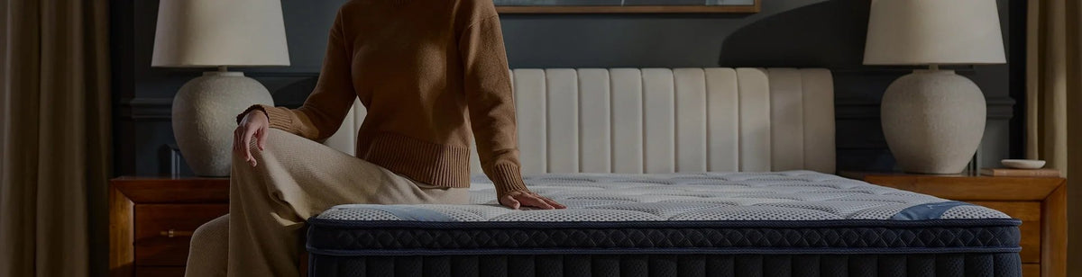 DreamCloud luxury hybrid mattress in a bedroom