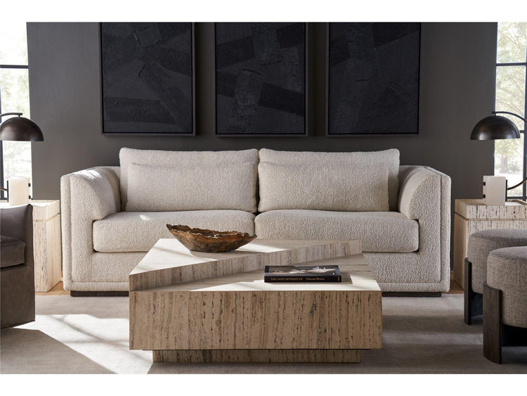 Universal Furniture - New Modern - Theo Sofa - White - 5th Avenue Furniture