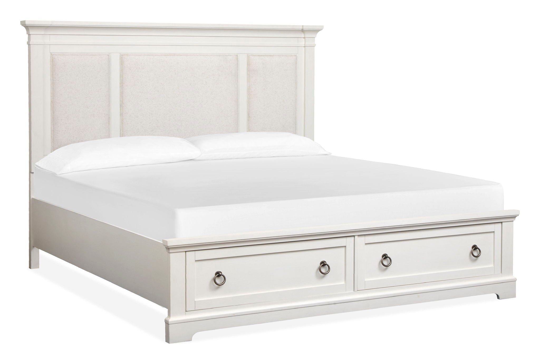 Kingston - Upholstered Panel Storage Bed