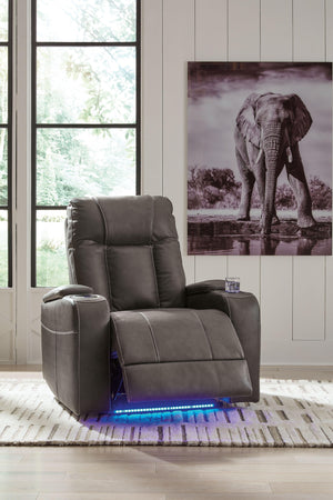 Signature Design by Ashley® - Feazada - Power Recliner With Adj Headrest - 5th Avenue Furniture