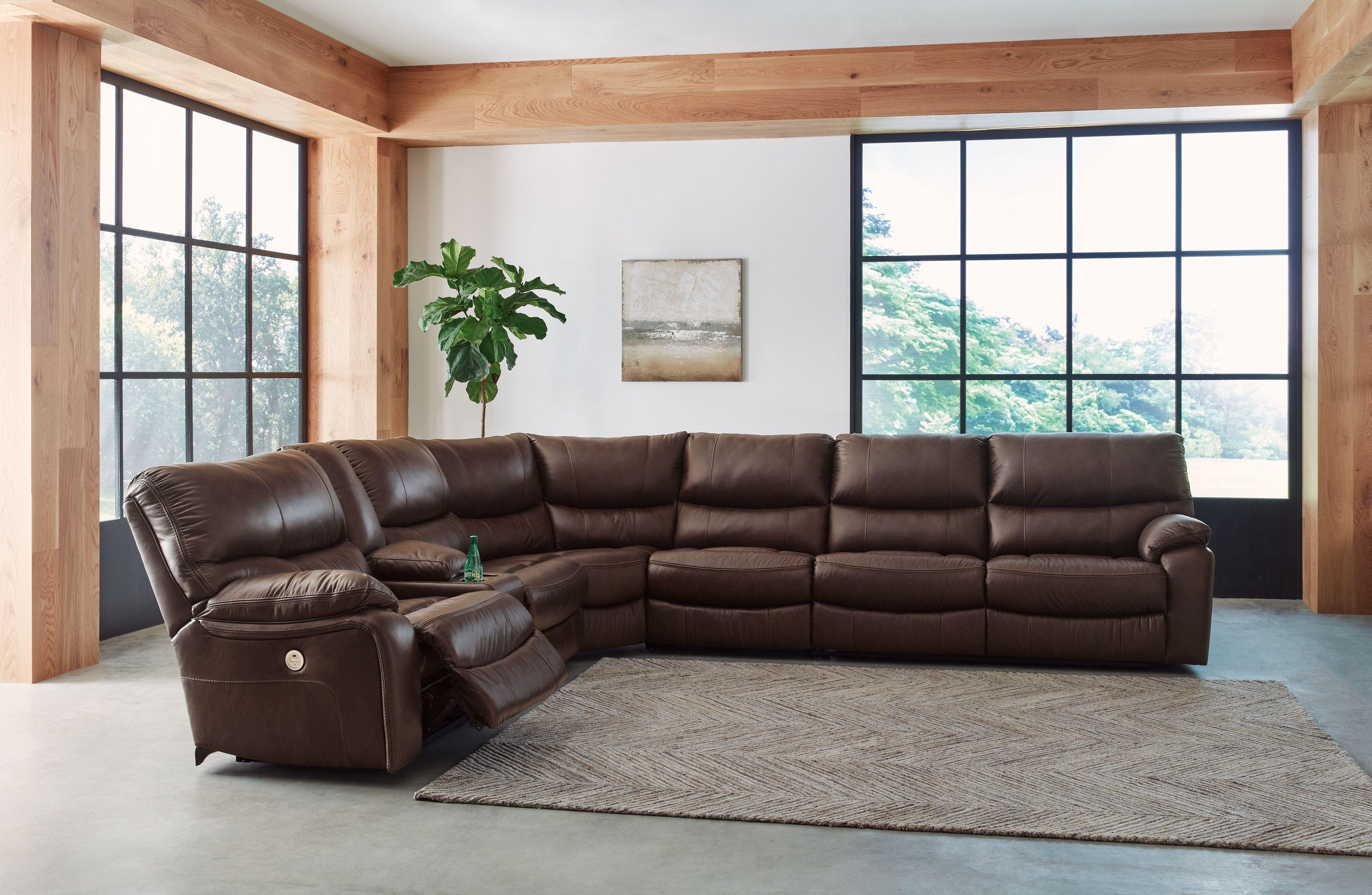 Signature Design by Ashley® - Family Circle - Power Reclining Sectional - 5th Avenue Furniture