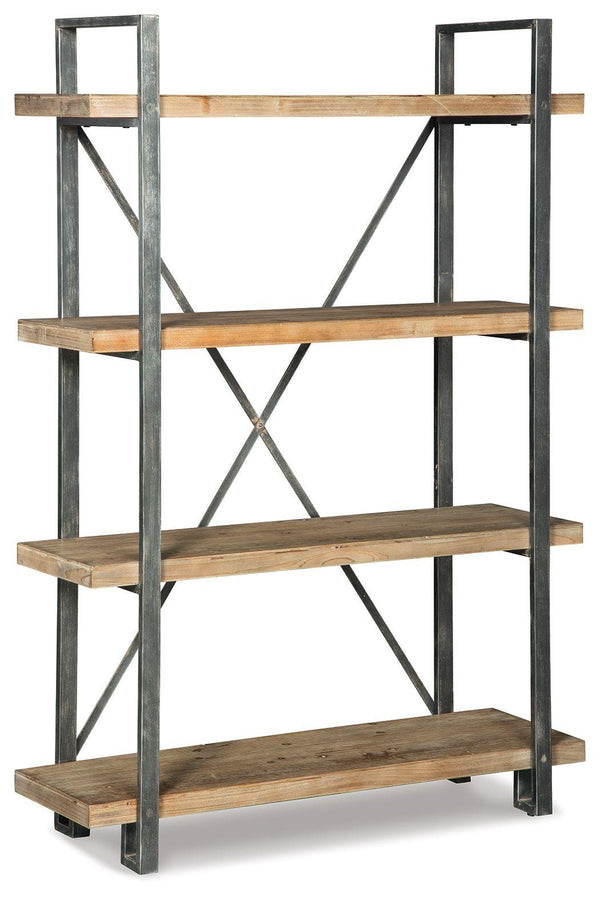 Ashley Furniture - Forestmin - Brown / Black - Bookcase - 5th Avenue Furniture