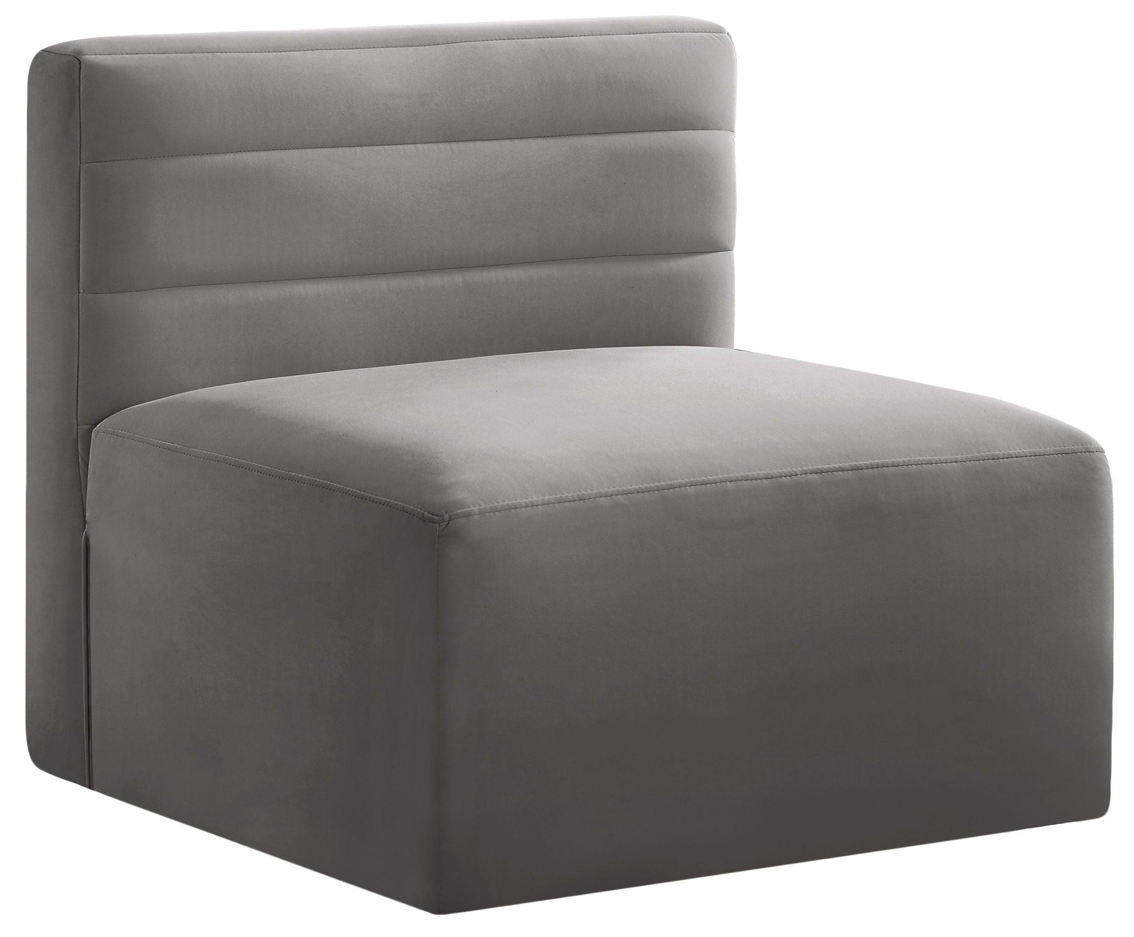 Meridian Furniture - Quincy - Modular Armless Chair - 5th Avenue Furniture