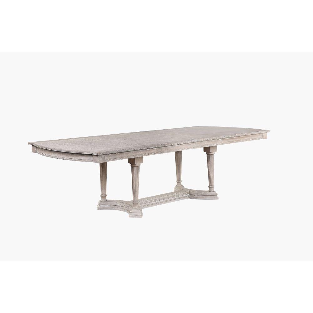 ACME - Wynsor - Dining Table - Antique Champagne - 5th Avenue Furniture