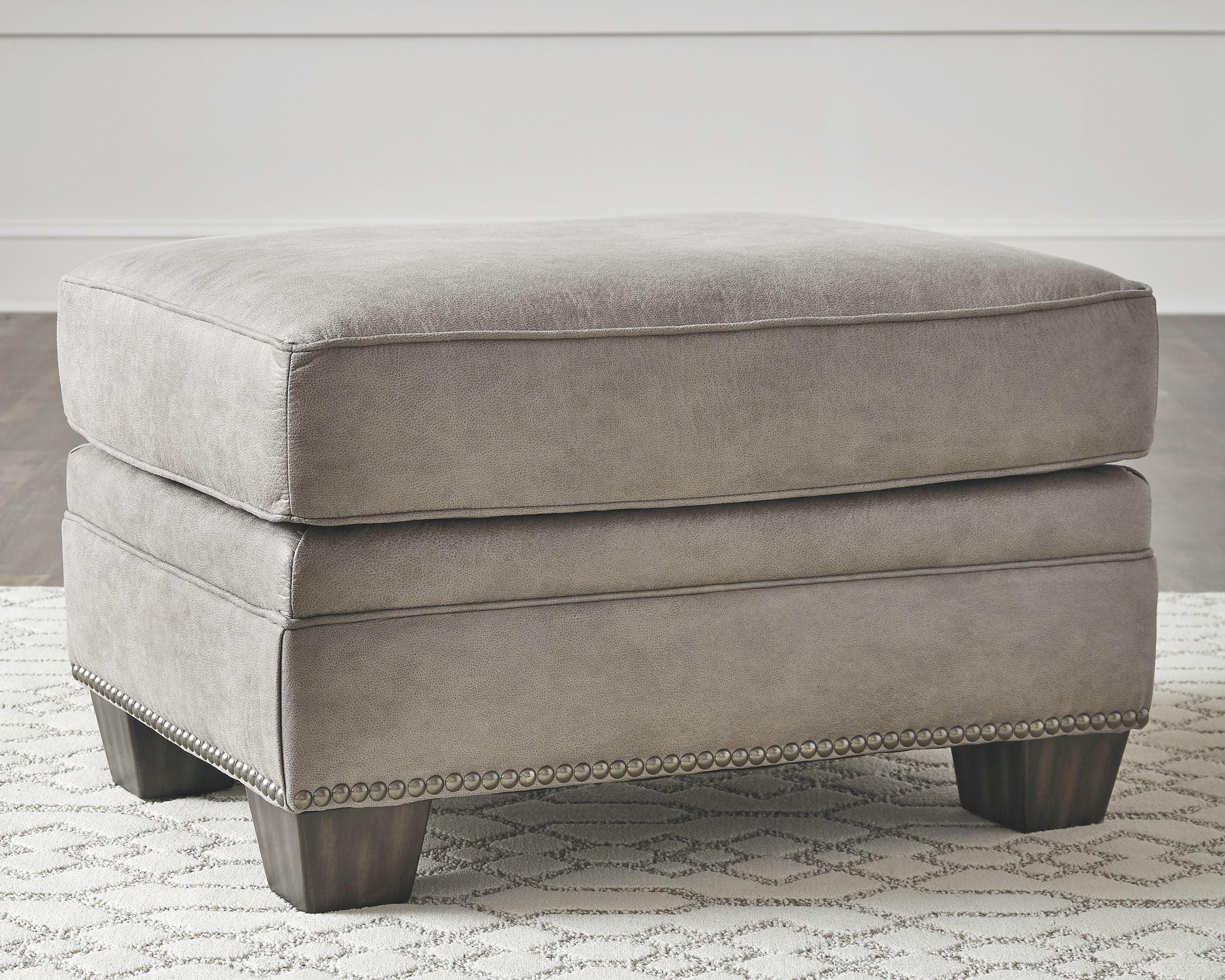 Ashley Furniture - Olsberg - Steel - Ottoman - 5th Avenue Furniture