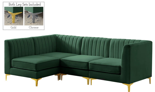 Meridian Furniture - Alina - 4 Pc. Sectional - 5th Avenue Furniture
