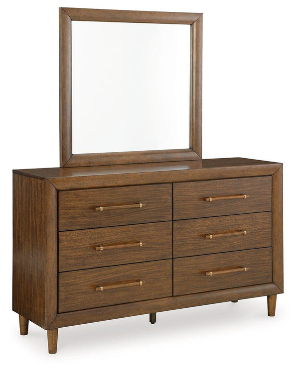 Signature Design by Ashley® - Lyncott - Brown - Dresser And Mirror - 5th Avenue Furniture