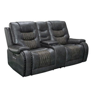 Parker Living - Outlaw - Power Console Loveseat - Stallion - 5th Avenue Furniture