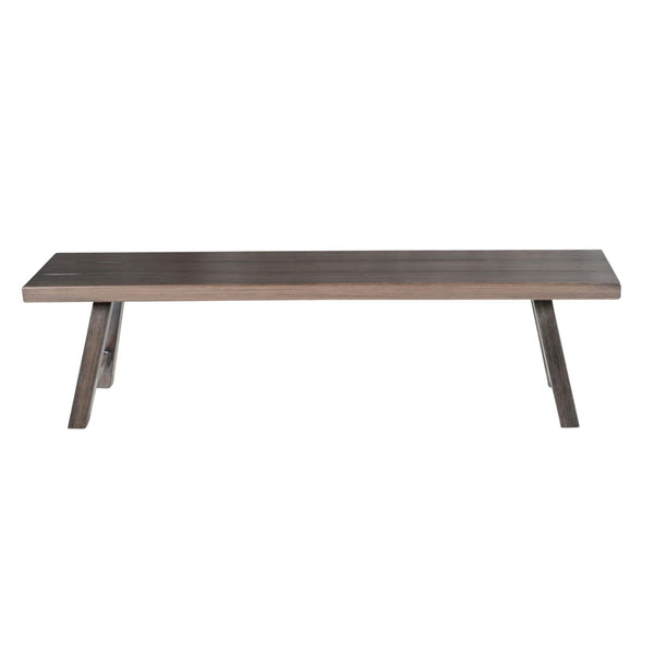 Steve Silver Furniture - Marina - Patio Backless Bench - Brown - 5th Avenue Furniture