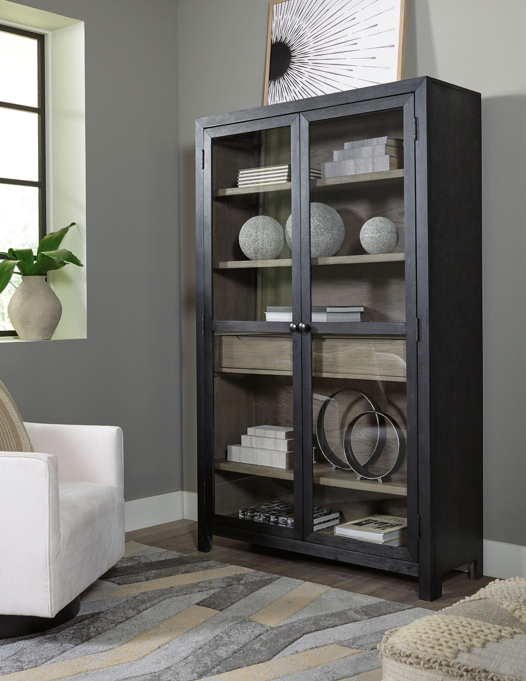 Signature Design by Ashley® - Lenston - Accent Cabinet - 5th Avenue Furniture
