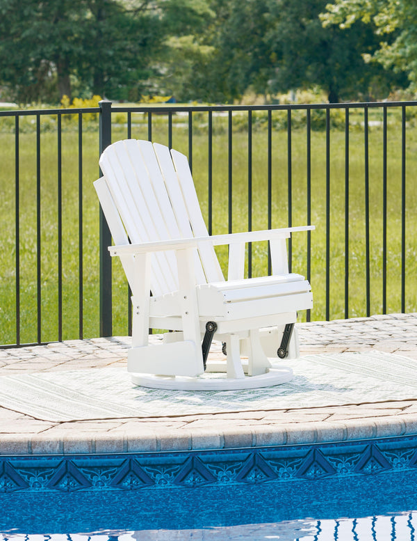 Signature Design by Ashley® - Hyland Wave - Swivel Glider Chair - 5th Avenue Furniture