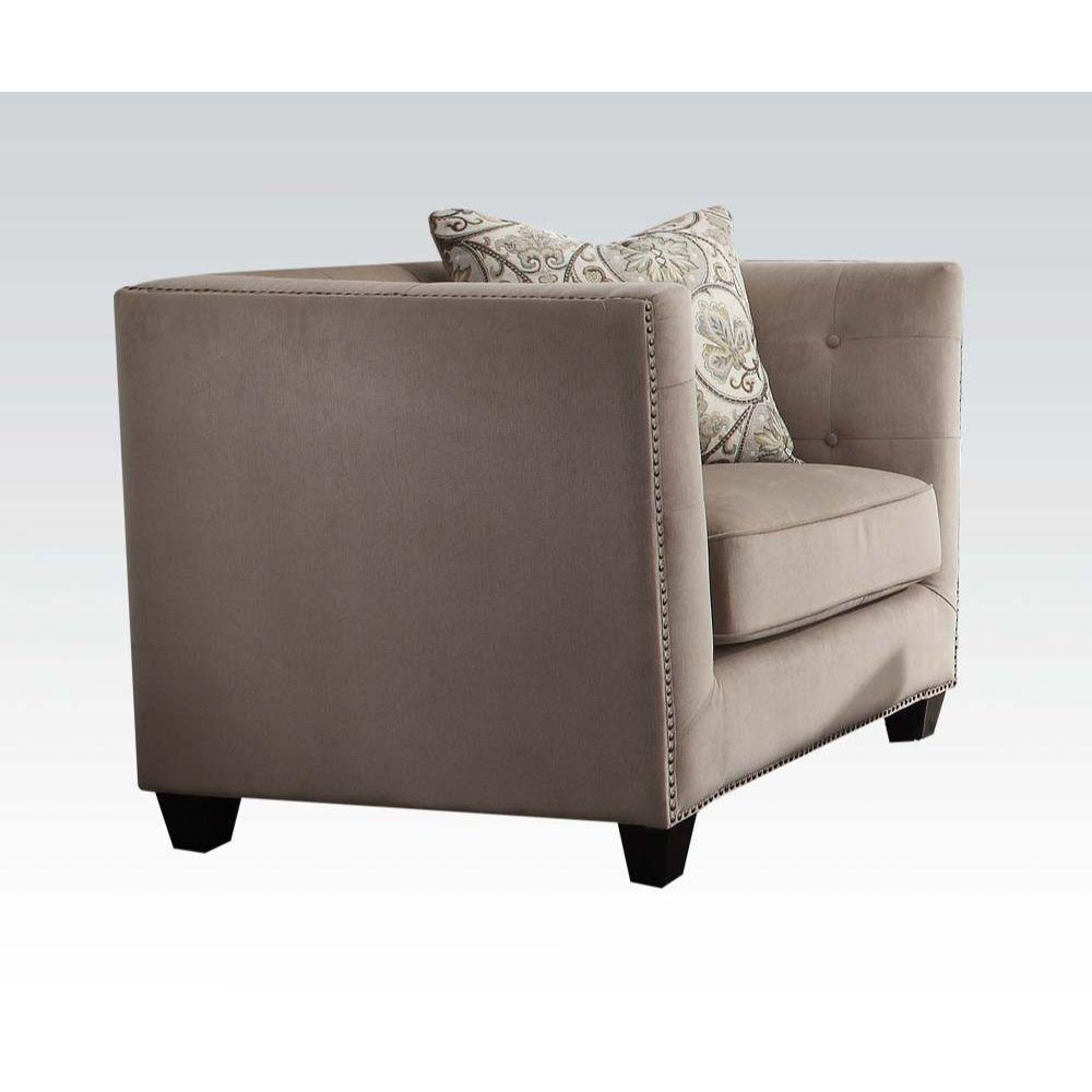 ACME - Juliana - Chair - Beige Fabric - 5th Avenue Furniture