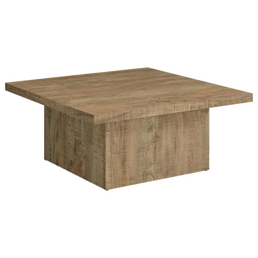 Coaster Fine Furniture - Devar - Square Engineered Wood Coffee Table - Mango - 5th Avenue Furniture