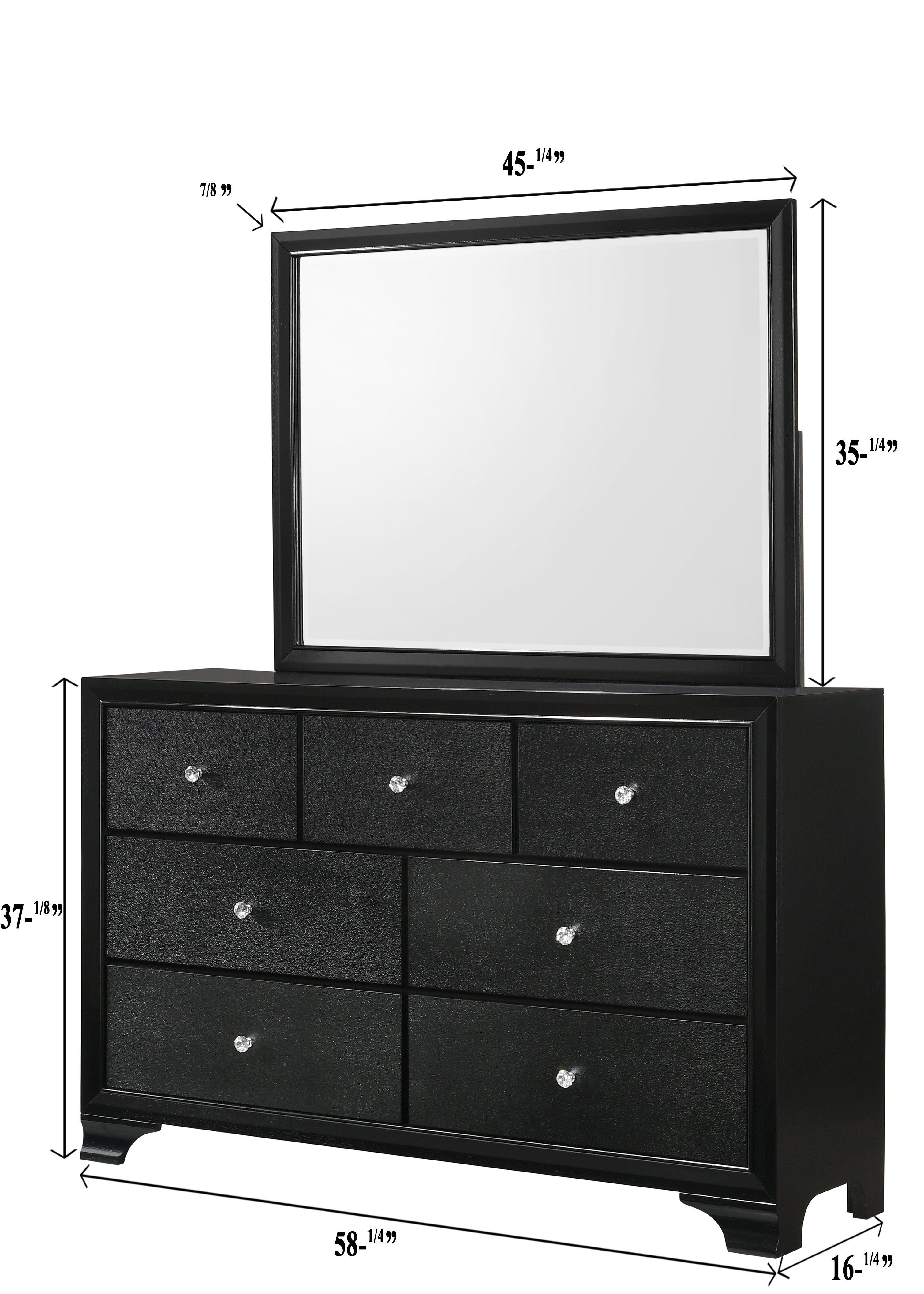 Crown Mark - Micah - Dresser, Mirror - 5th Avenue Furniture