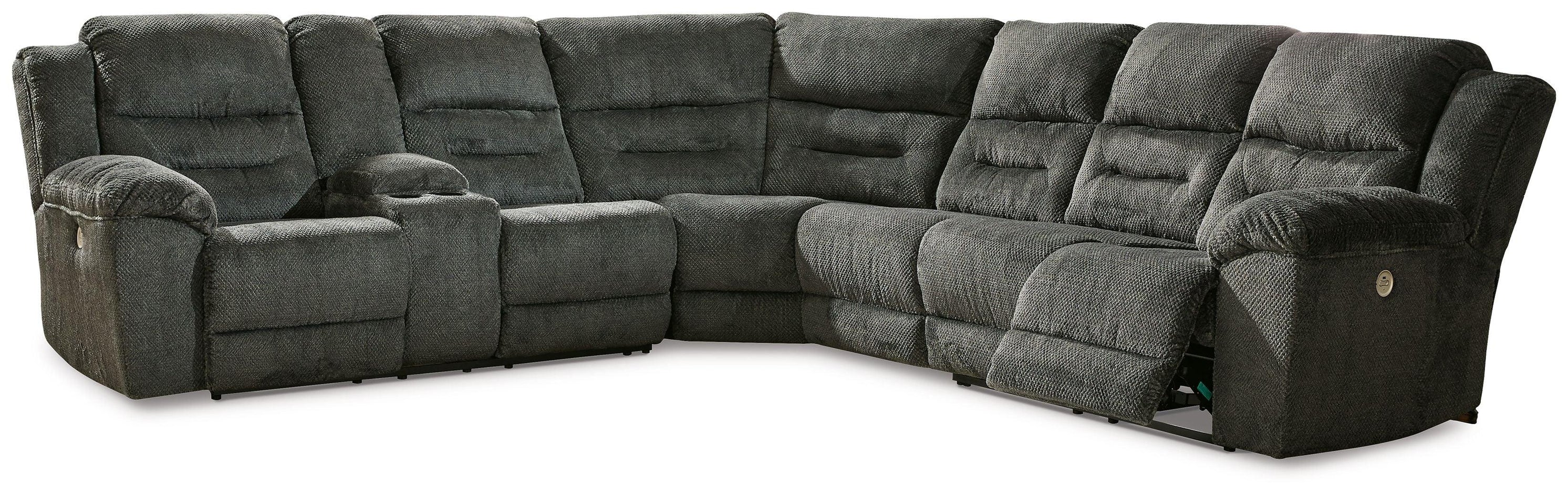 Signature Design by Ashley® - Nettington - Power Reclining Sectional - 5th Avenue Furniture