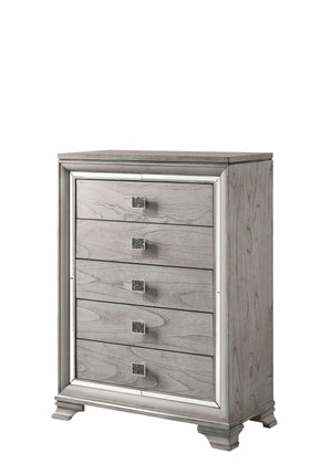 Crown Mark - Vail - Chest - Gray - 5th Avenue Furniture