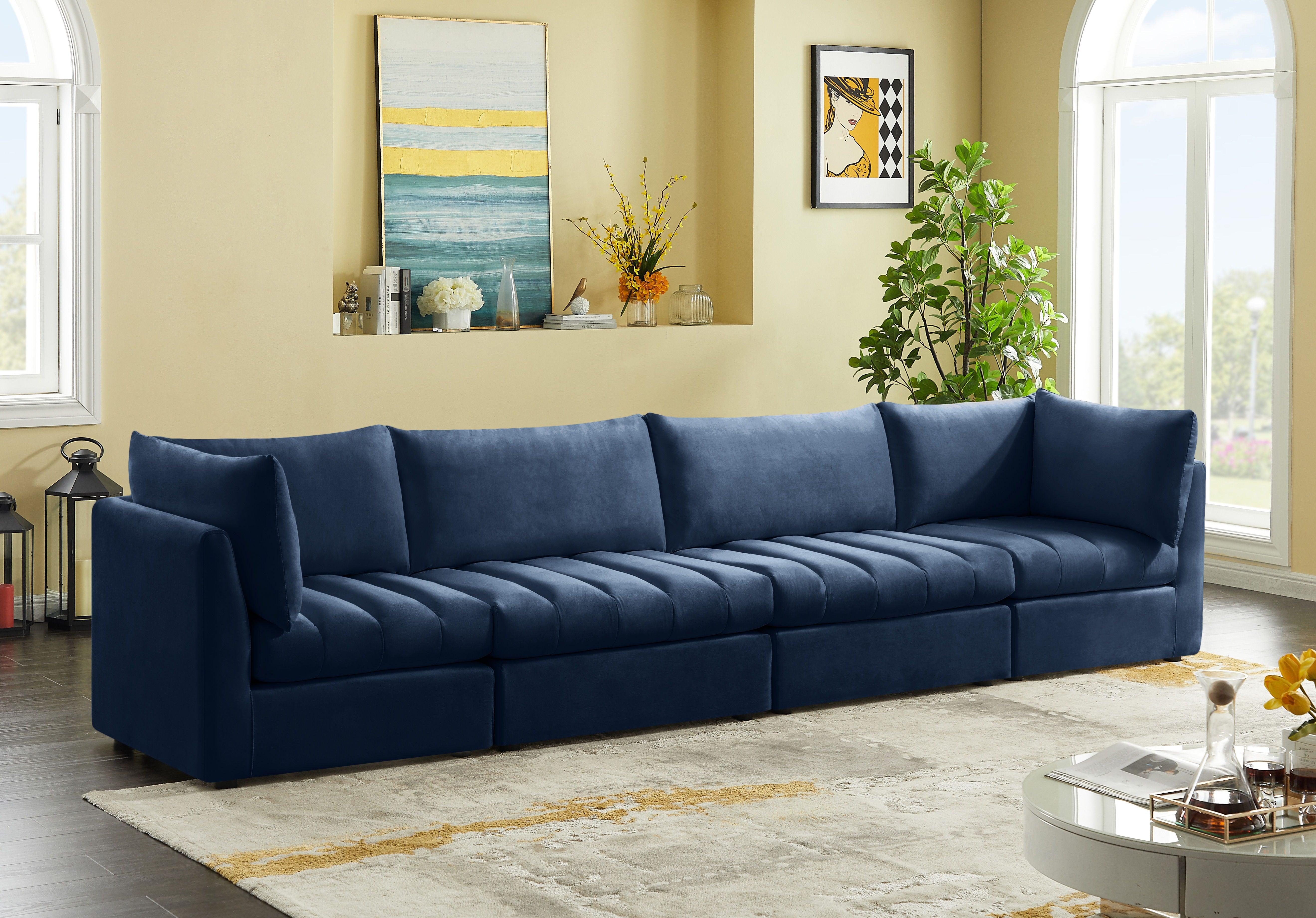 Meridian Furniture - Jacob - Modular 4 Seat Sofa - 5th Avenue Furniture