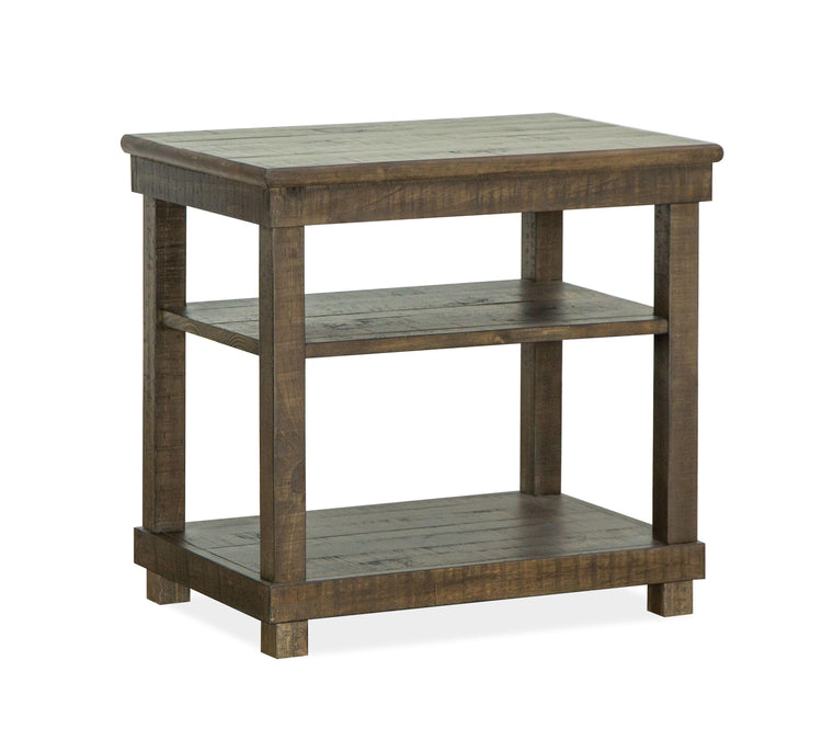 Magnussen Furniture - Smithton - Chairside End Table - Homestead Brown - 5th Avenue Furniture