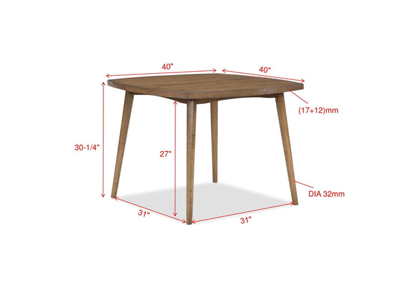 Crown Mark - Weldon - Dining Table - Brown - 5th Avenue Furniture